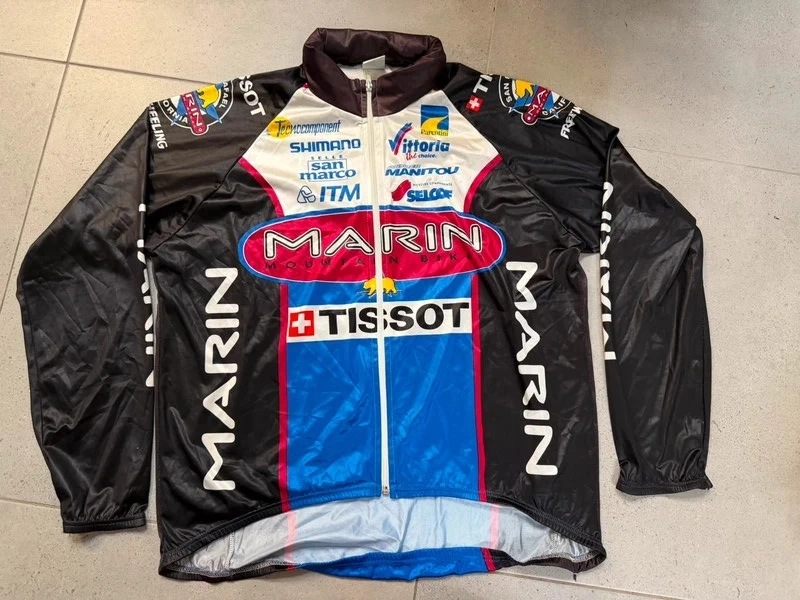 Chaqueta Ciclismo Vintage Marin Tissot Parentini XL - MTB Retro 90s