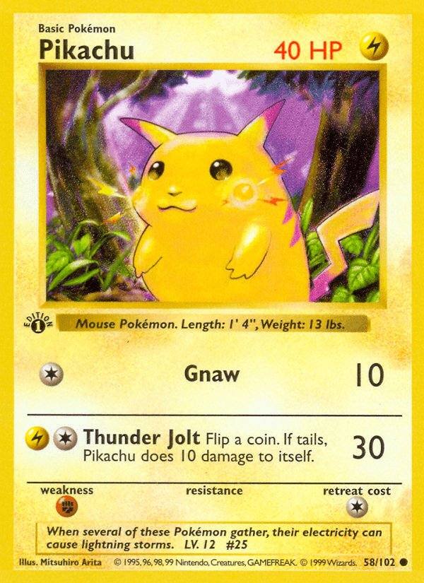 REVISAR · Pikachu 58/102 Colección Clásica del 30.º Aniversario Español Holo