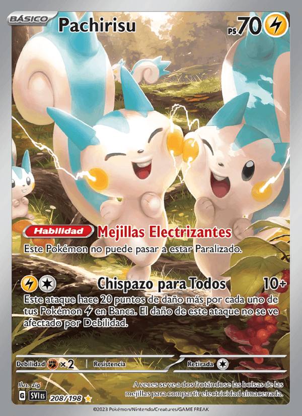 Pachirisu 208/198 Escarlata y Púrpura Español