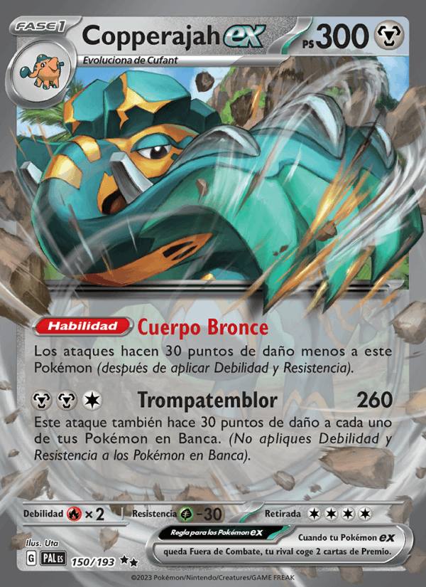 Copperajah ex 150/193 Evoluciones en Paldea Español Holo