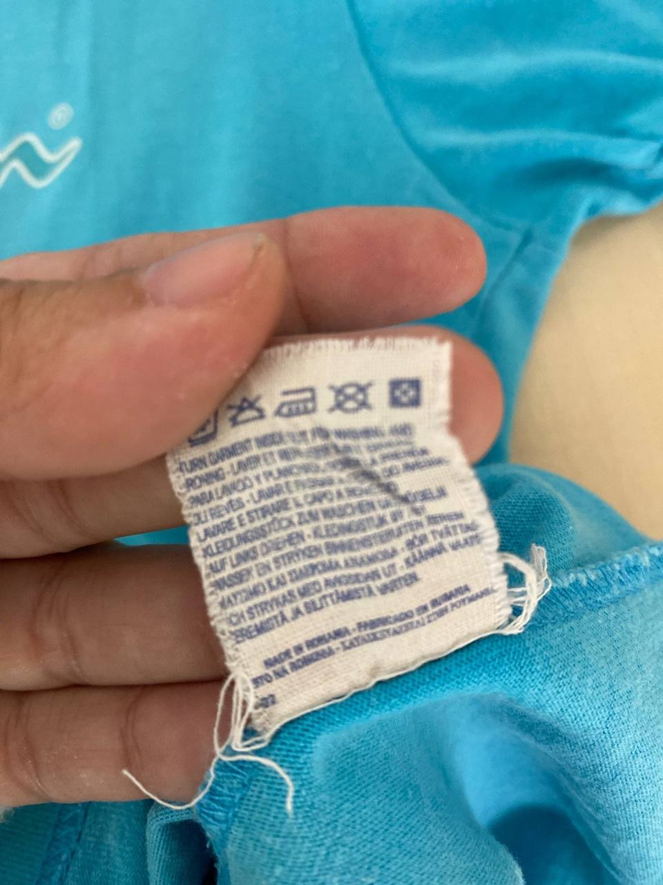 Champion camiseta turquesa logo bordado Vintage Streetwear — foto 7