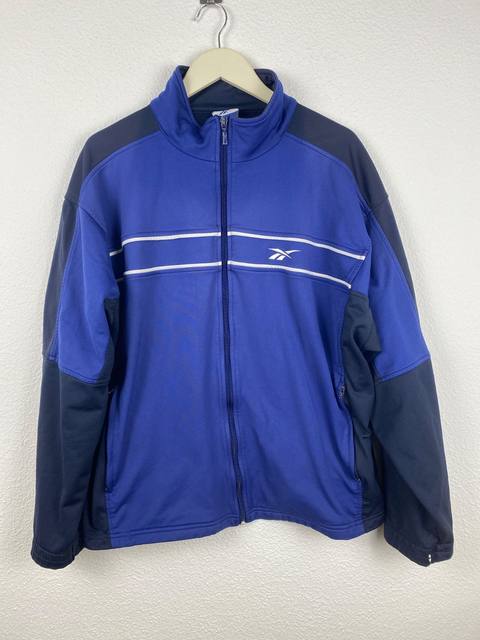 Reebok chaqueta deportiva azul track jacket vintage streetwear