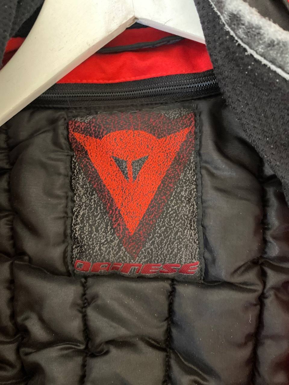 Dainese chaqueta moto textil roja azul Vintage Racing — foto 3