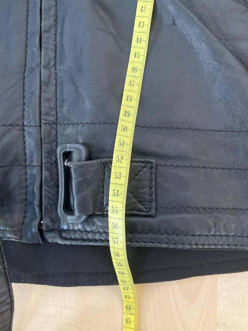 Giudici cazadora moto cuero negro Talla M vintage café racer — foto 6