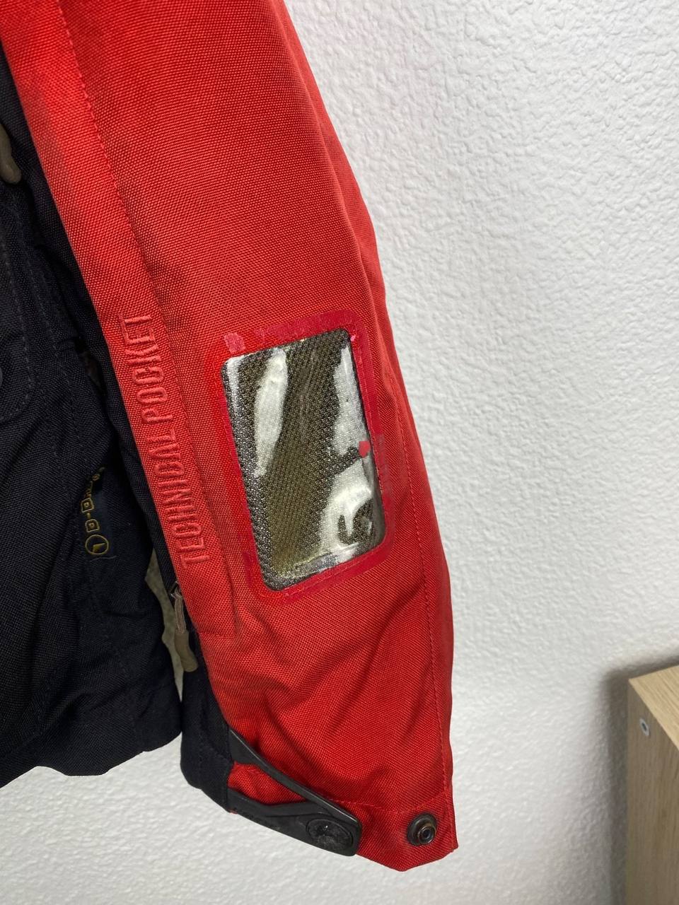 Dainese chaqueta moto textil roja/negra Technical Pocket Vintage — foto 2