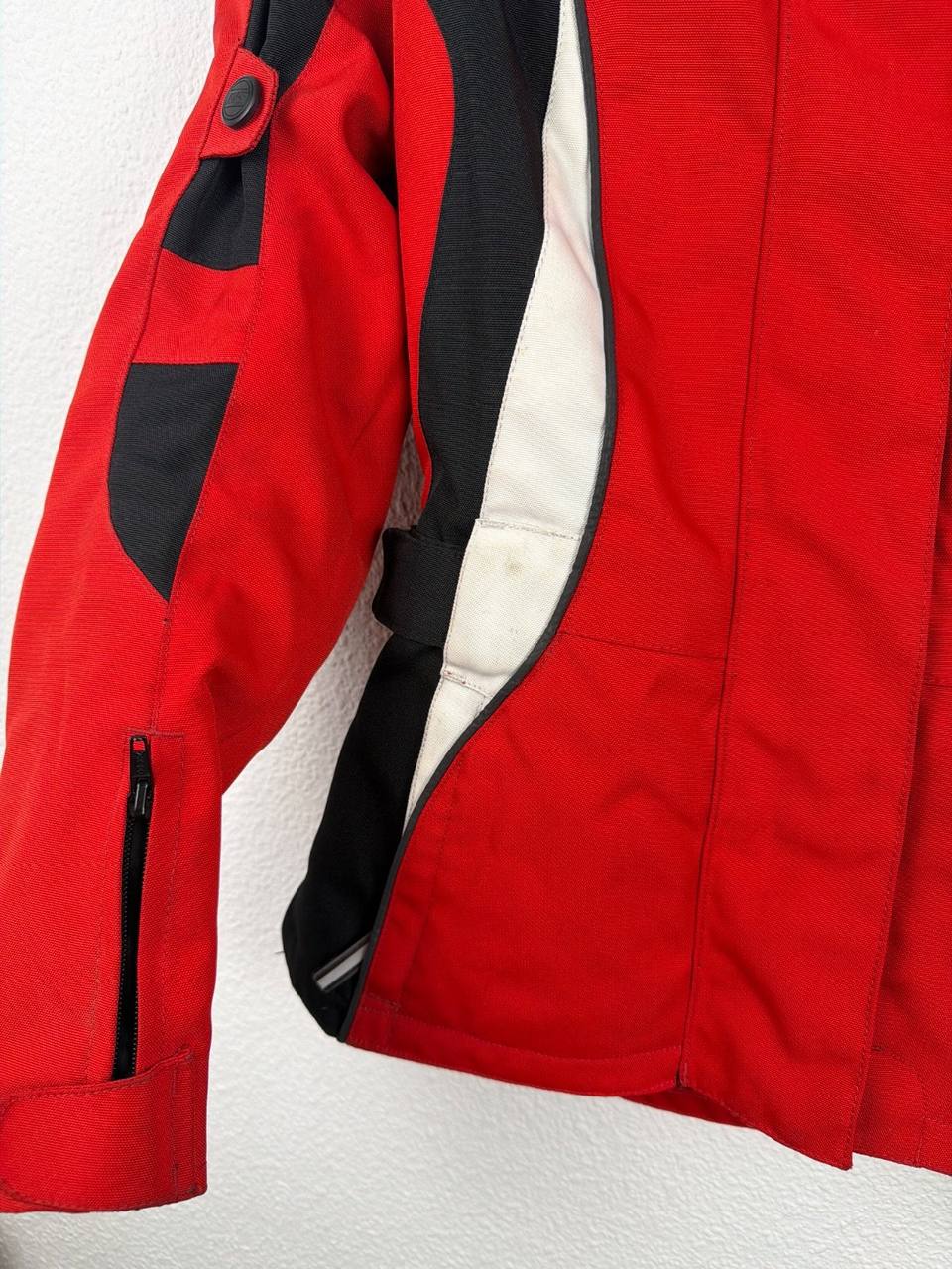 IXS Chaqueta de Moto Textil Roja Protecciones Vintage — foto 2