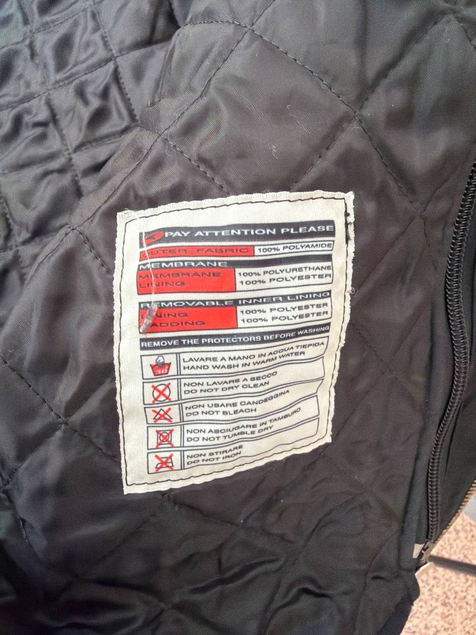 AXO chaqueta moto negra textil impermeable con forro — foto 8