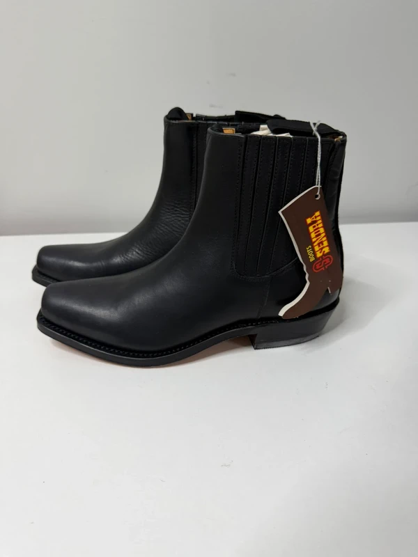 Botines / Botas camperas Sendra Boots cuero negro - Talla 40 - NUEVAS con etiqueta y caja — foto 3