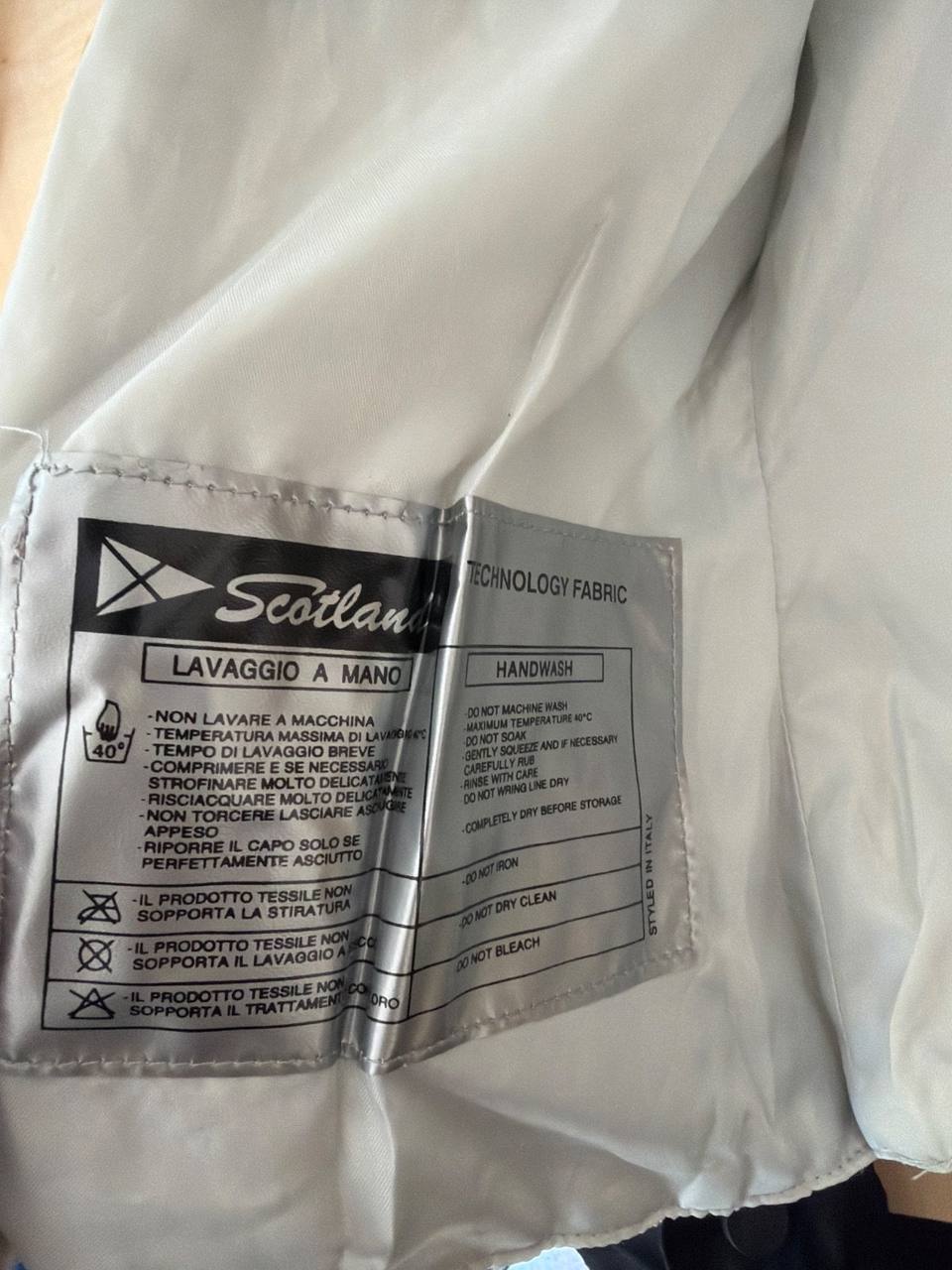 Scotland chaqueta de moto negra reflectante vintage — foto 8