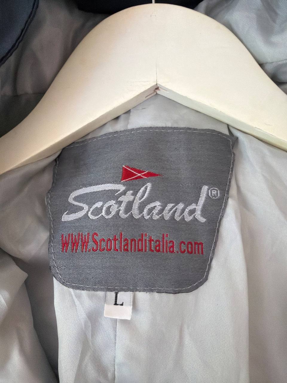 Scotland chaqueta de moto negra reflectante vintage — foto 6