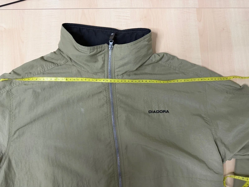 Cortaavientos / Chaqueta Diadora Vintage Verde Oliva - Talla L/XL — foto 3