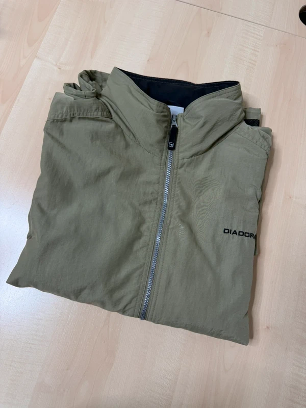 Cortaavientos / Chaqueta Diadora Vintage Verde Oliva - Talla L/XL — foto 4