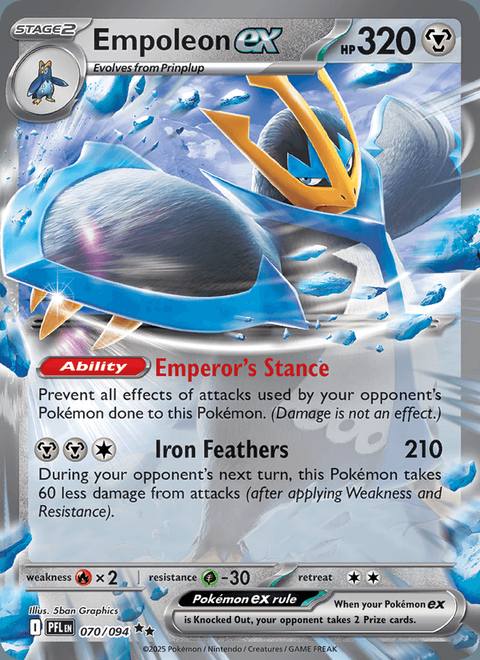 Empoleon ex 070/094 Fuegos Fantasmales Español Holo