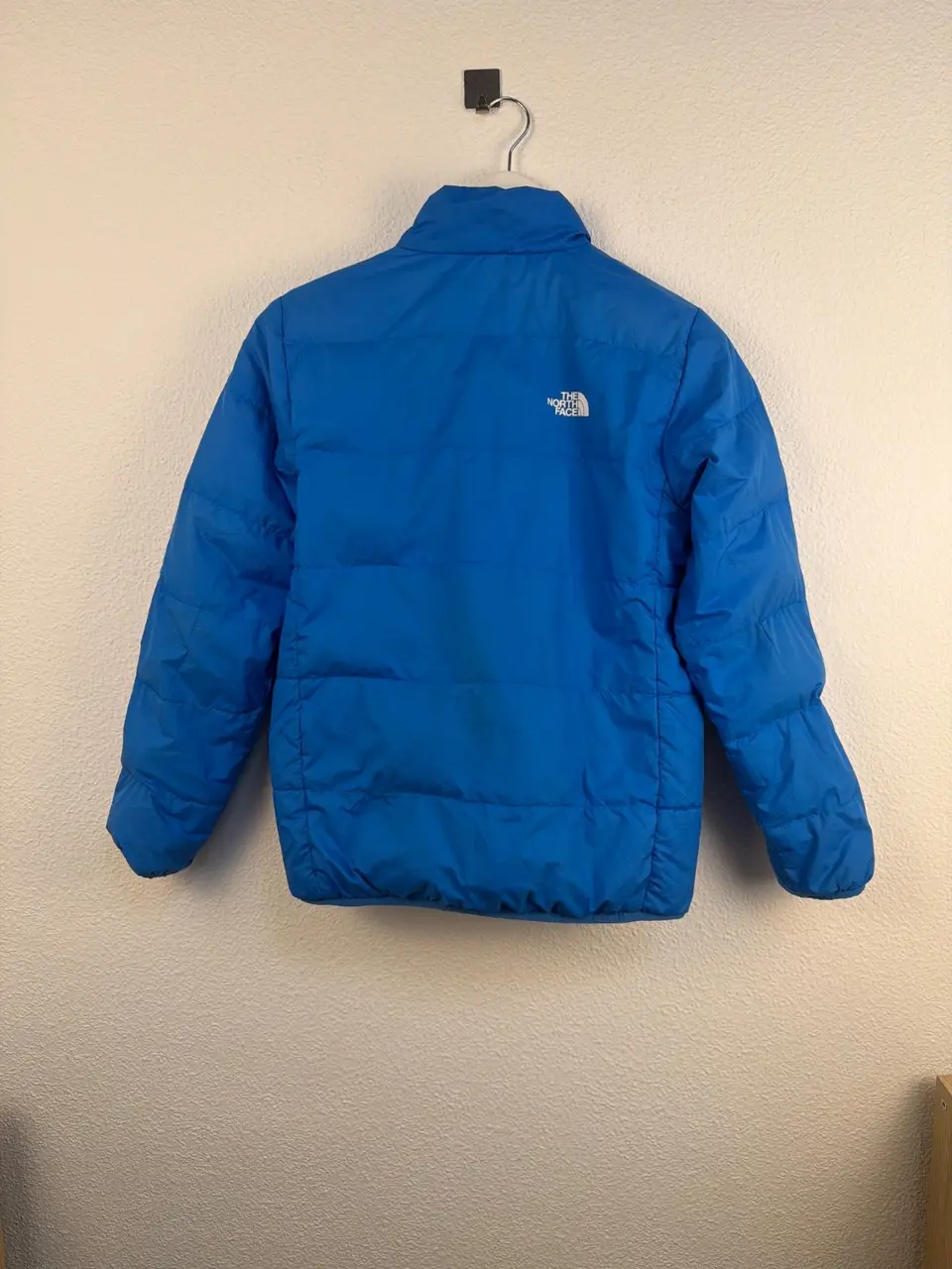 The North Face chaqueta niño reversible azul acolchada vintage — foto 2