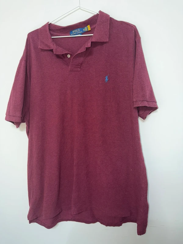 Polo Polo Ralph Lauren Granate / Burdeos Custom Slim Fit - Talla XXL — foto 2