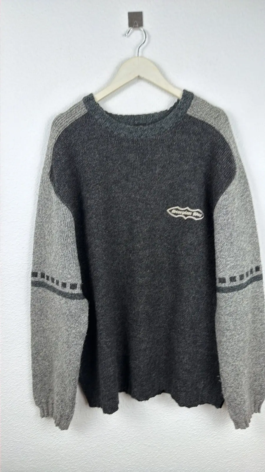 Scorpion Bay jersey punto gris bicolor vintage retro