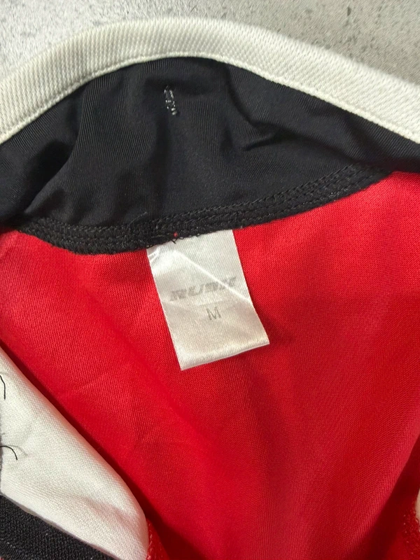 Maillot ciclismo sin mangas Rush rojo/negro · Talla M · Bolsillos traseros — foto 3