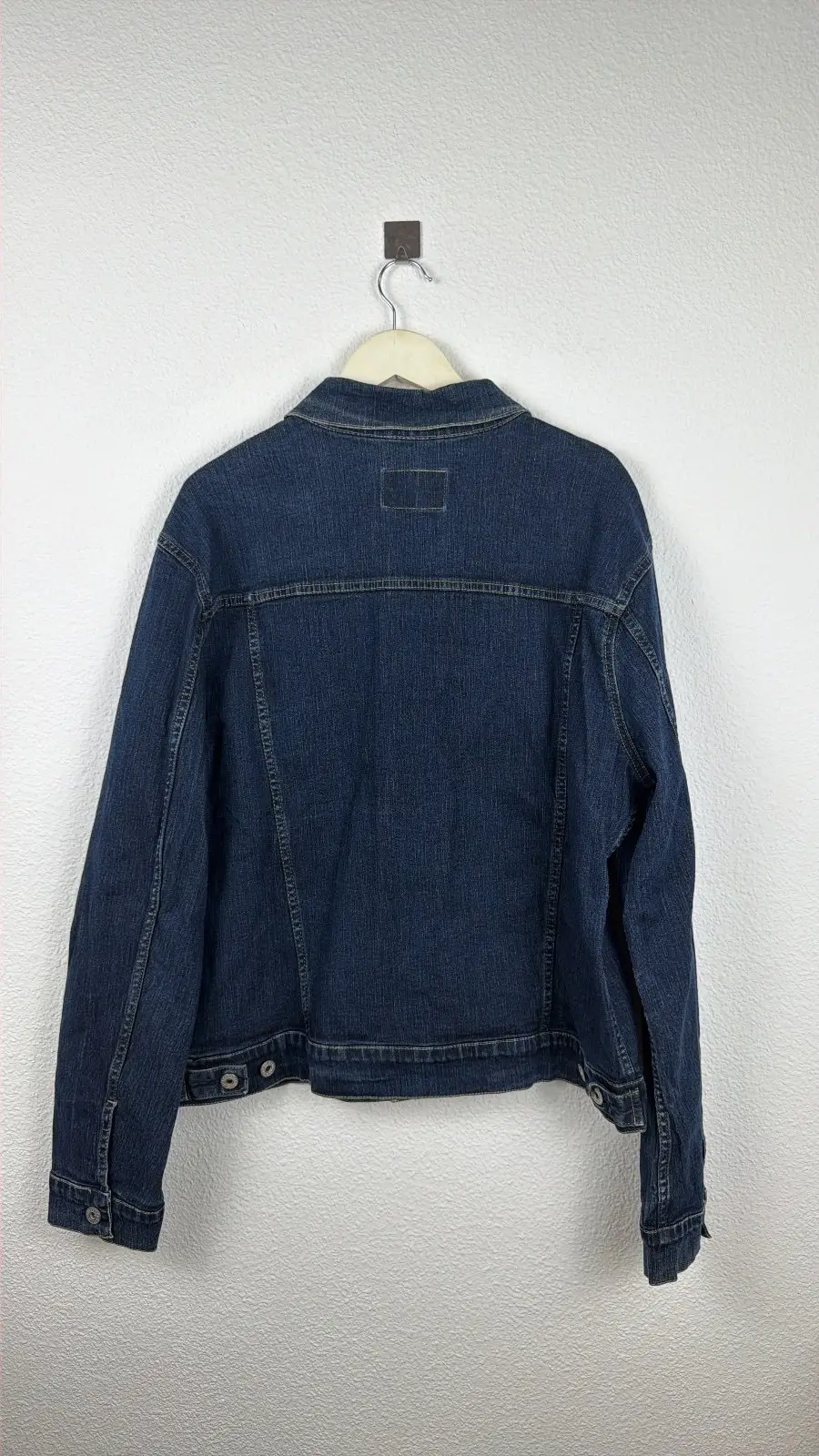 Cazadora vaquera denim trucker Talla L Vintage Azul Oscuro — foto 3