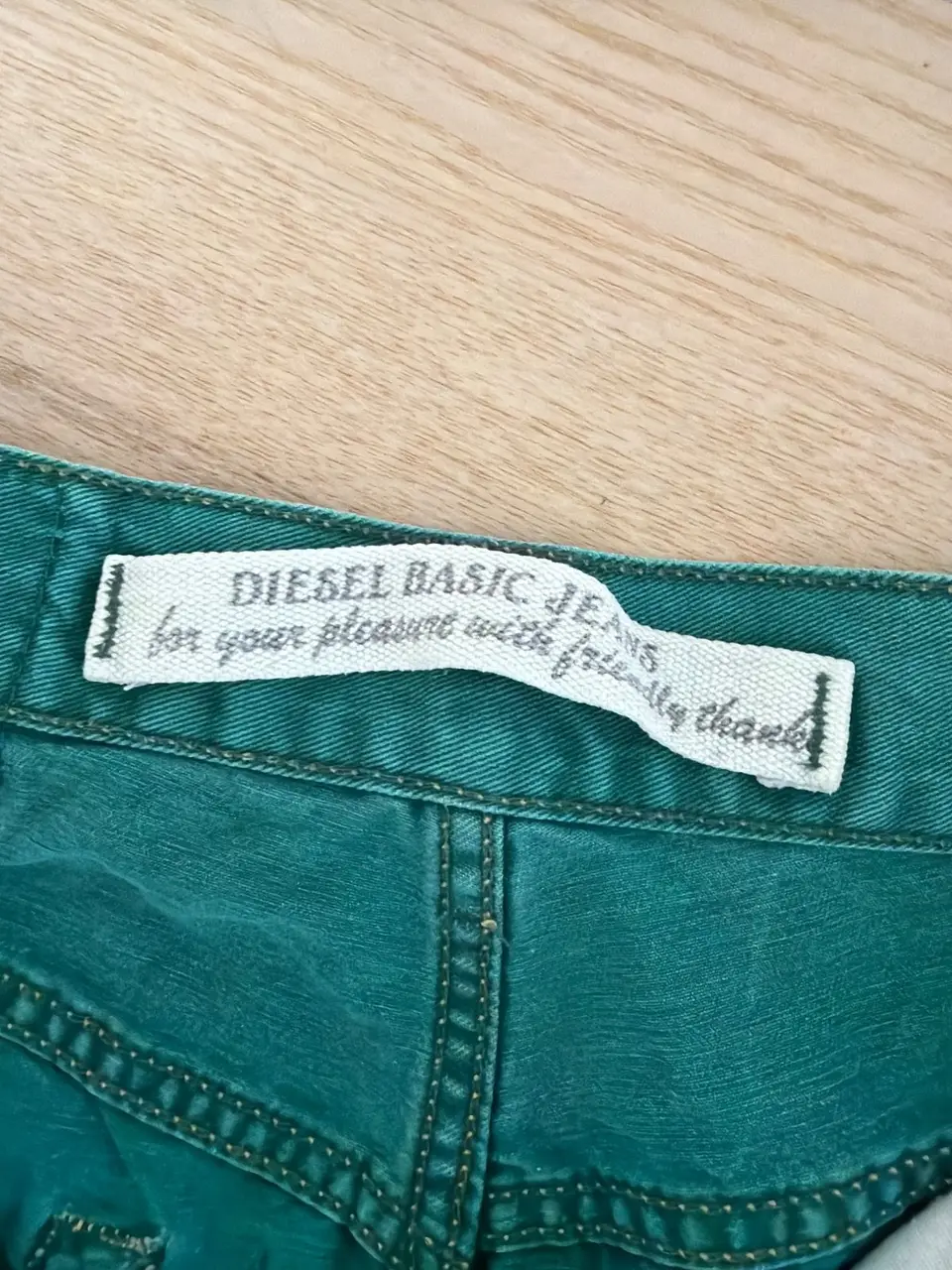 Diesel Basic 5355 jeans verde Talla W29 vintage 90s — foto 4