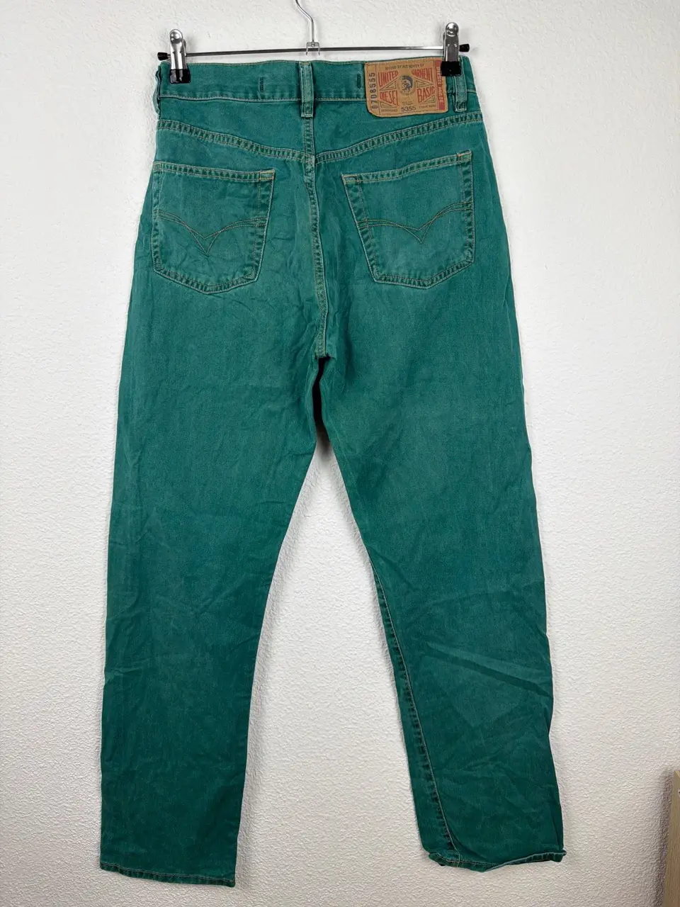 Diesel Basic 5355 jeans verde Talla W29 vintage 90s — foto 2