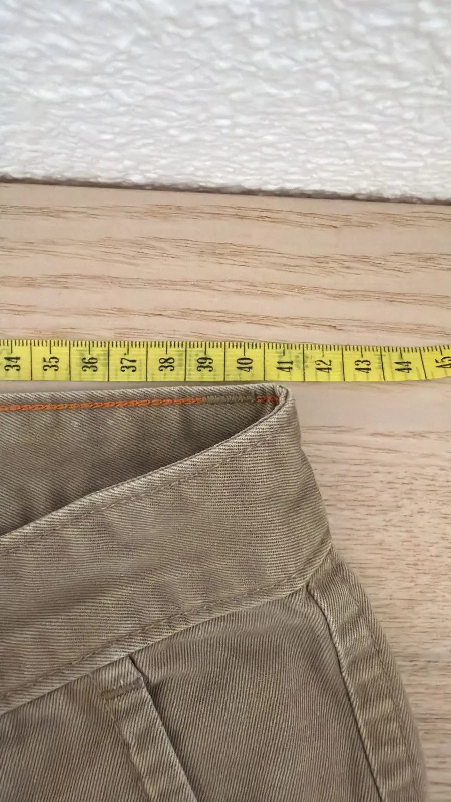 Dockers pantalón chino hombre Talla 33x30 (M) Beige Vintage — foto 6