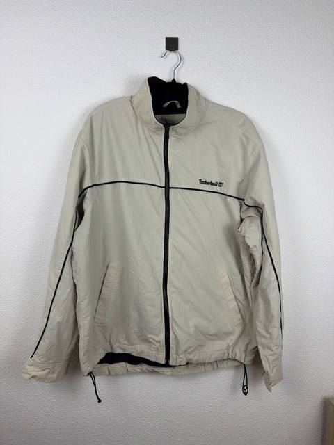 Timberland Weathergear chaqueta beige Talla L forro polar vintage