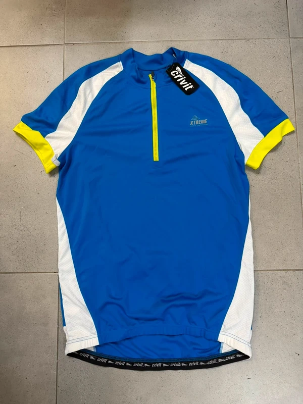 Maillot ciclismo Crivit L azul/blanco · A estrenar con etiqueta