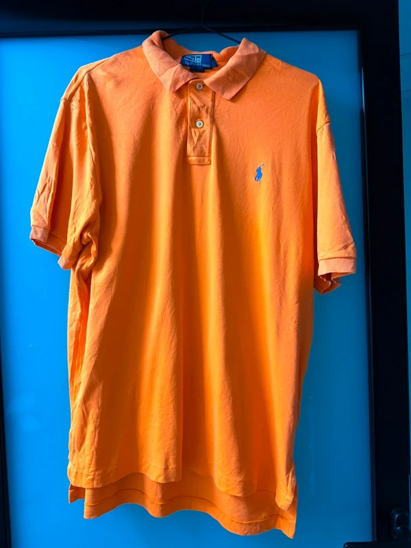 Polo Ralph Lauren Clásico Naranja (Talla L) Hombre