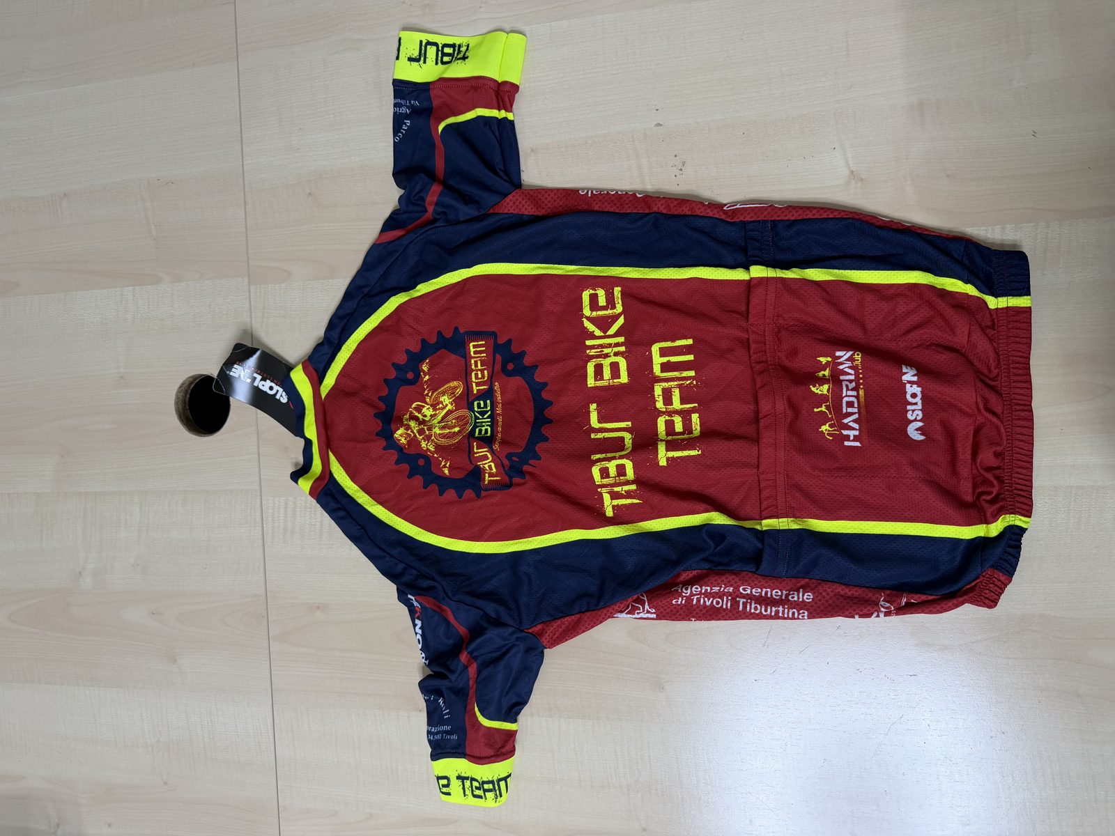 SLOPLINE Cycling Jersey Men Tibur Bike Team Made in Italy BNWT — foto 6