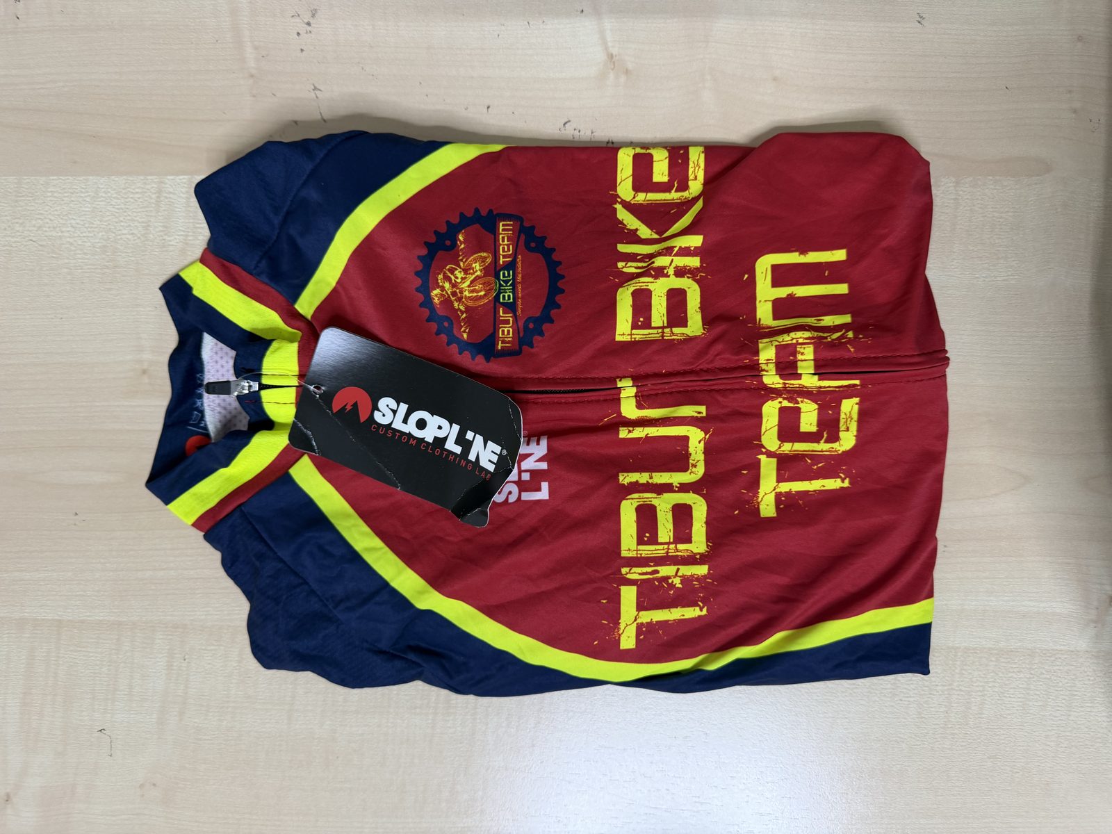 SLOPLINE Cycling Jersey Men Tibur Bike Team Made in Italy BNWT — foto 4