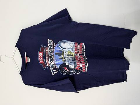 Camiseta Vintage Y2K 2002 Reebok Houston Texans NFL Talla XL Oversize