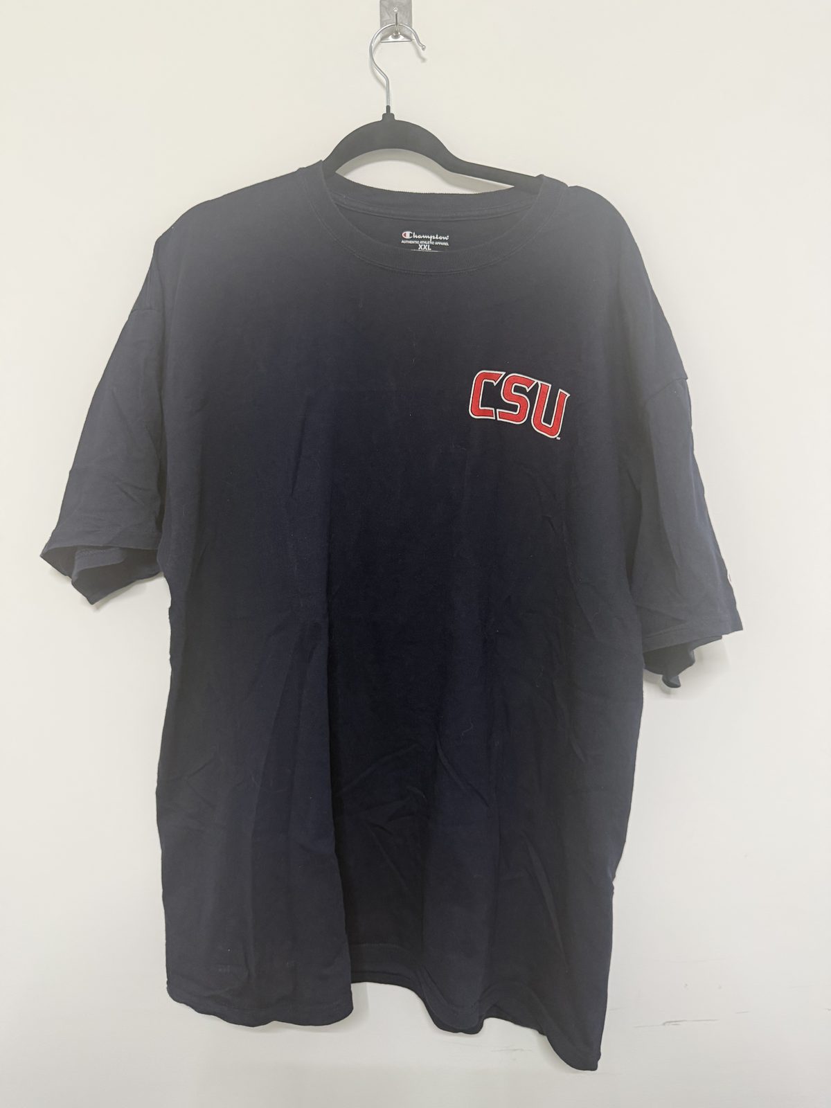 Champion CSU Cougars College T-shirt Black Size XXL / Camiseta Universitaria Oversize