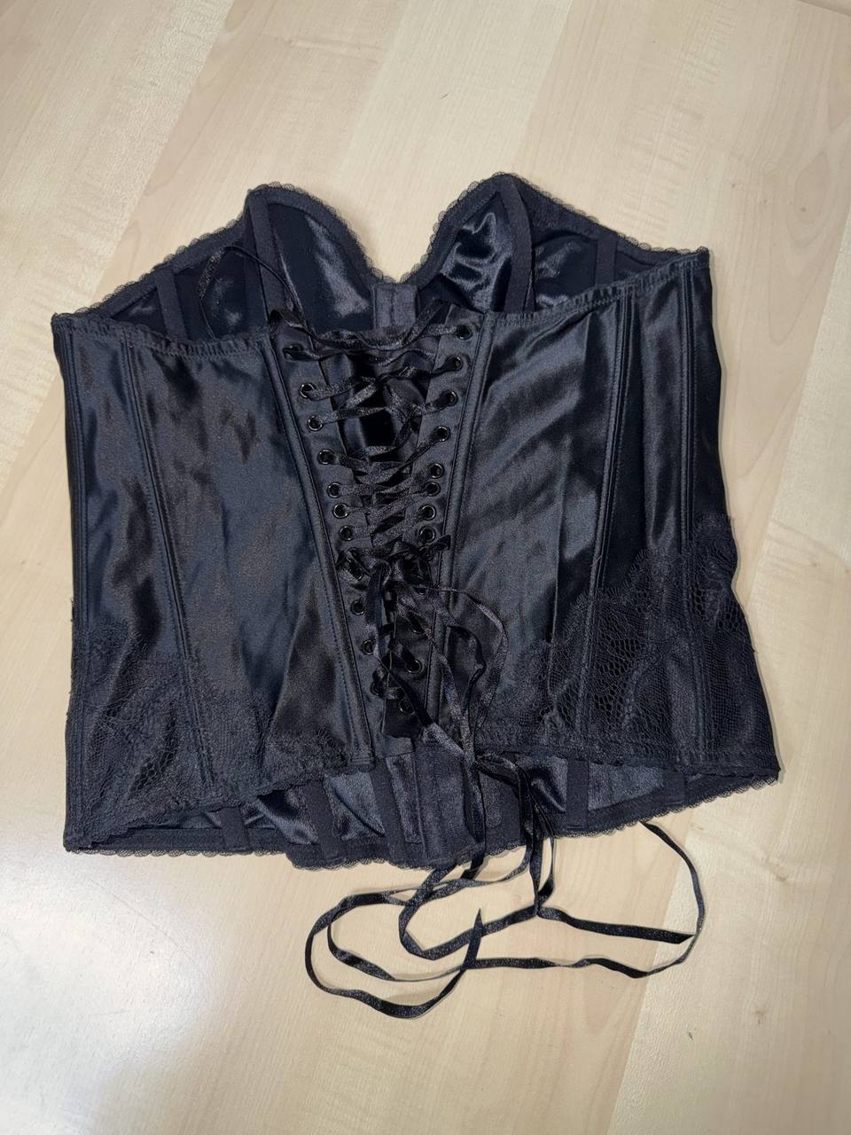 Corse bustier Ceriso M&S negro 90C/34C encaje gotico — Ceriso de Marks & Spencer — foto 3