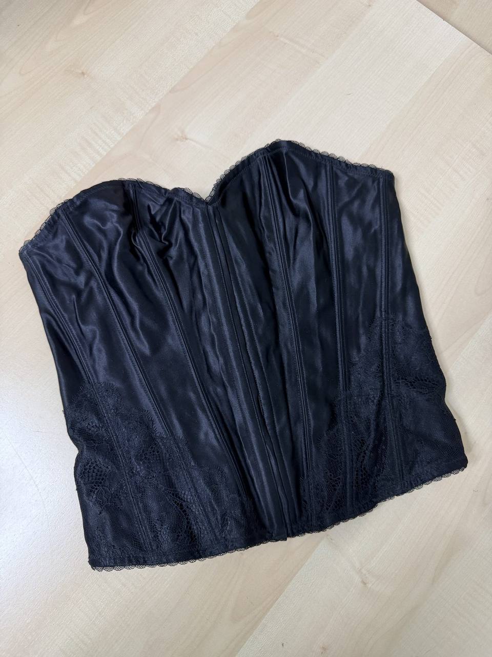 Corse bustier Ceriso M&S negro 90C/34C encaje gotico — Ceriso de Marks & Spencer