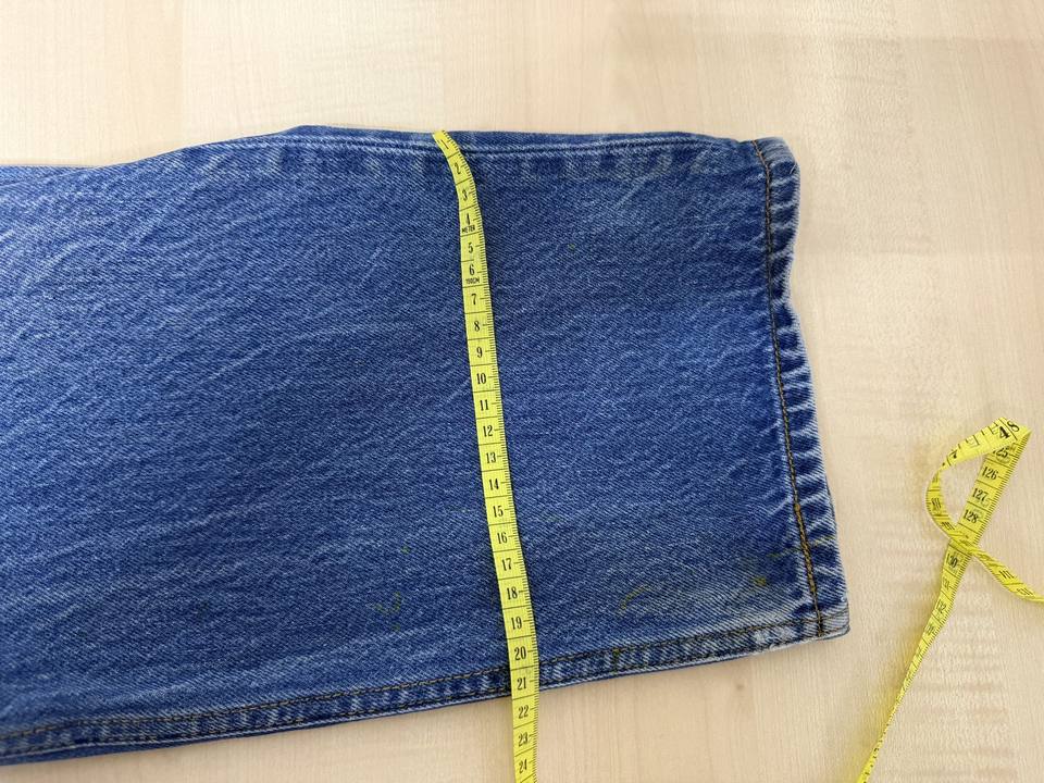 Levi's 501 vaquero recto W35 L34 Azul Denim Vintage — foto 23