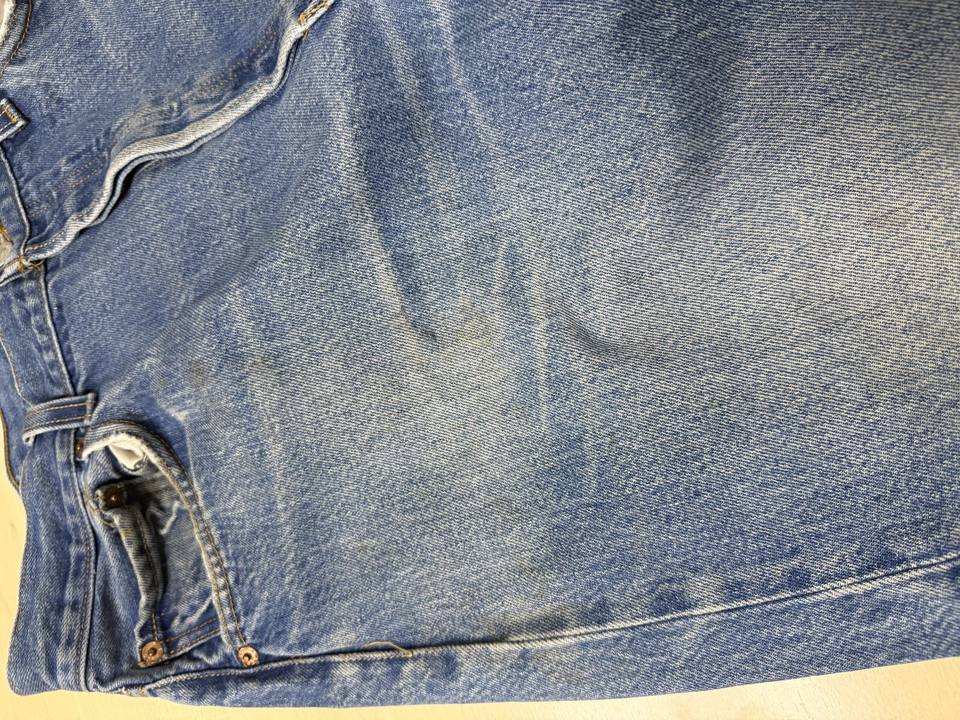 Levi's 501 vaquero recto W35 L34 Azul Denim Vintage — foto 6