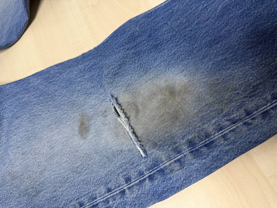 Levi's 501 vaquero recto W35 L34 Azul Denim Vintage — foto 3