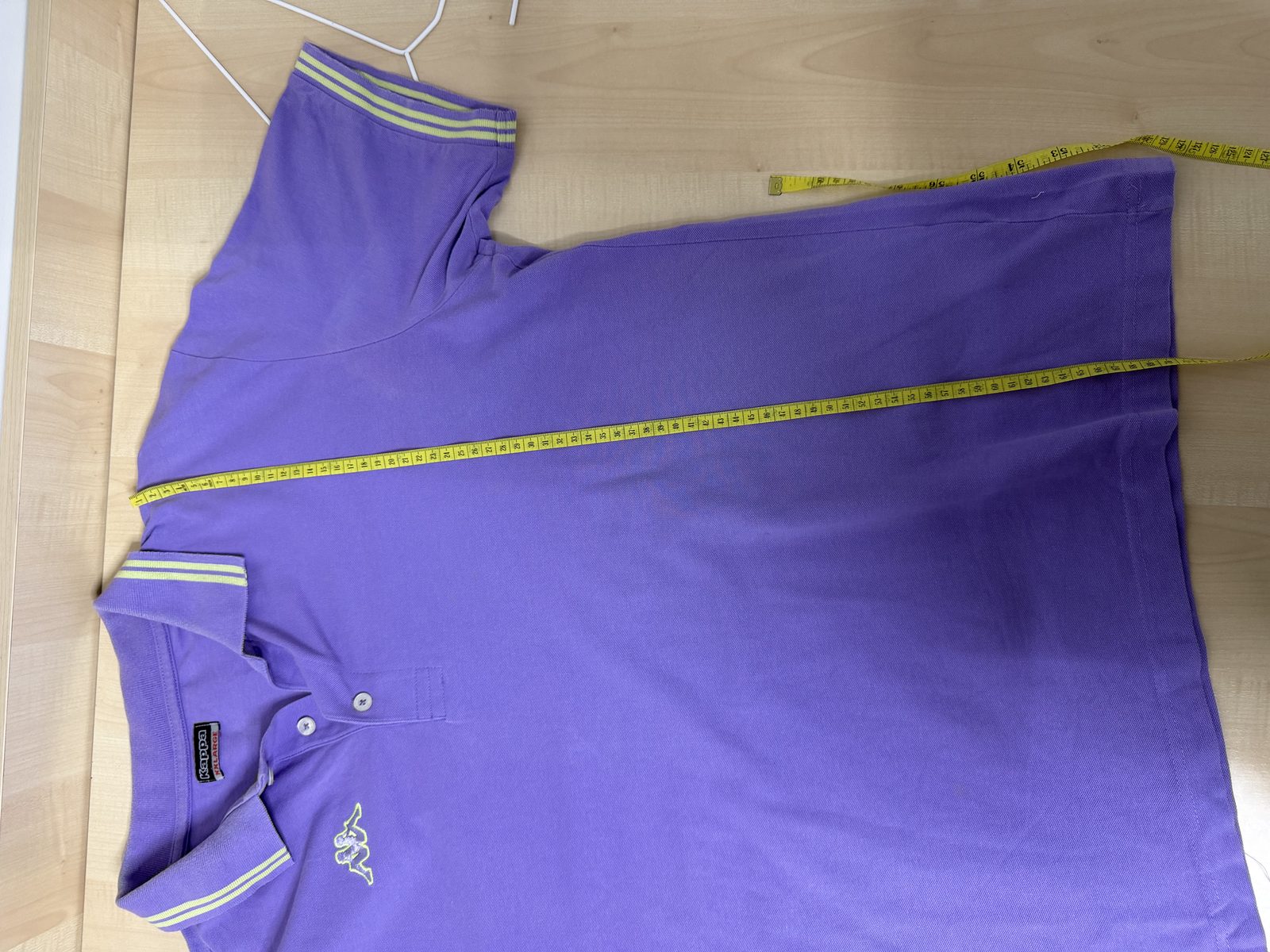 Vintage Kappa Polo Shirt Purple XXL 90s Y2K Embroidered Logo — foto 5
