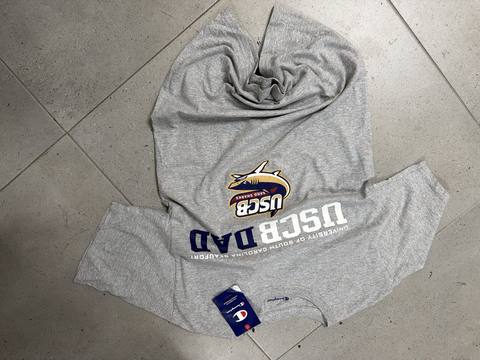 Champion Camiseta USCB Sand Sharks Talla M Vintage Gris