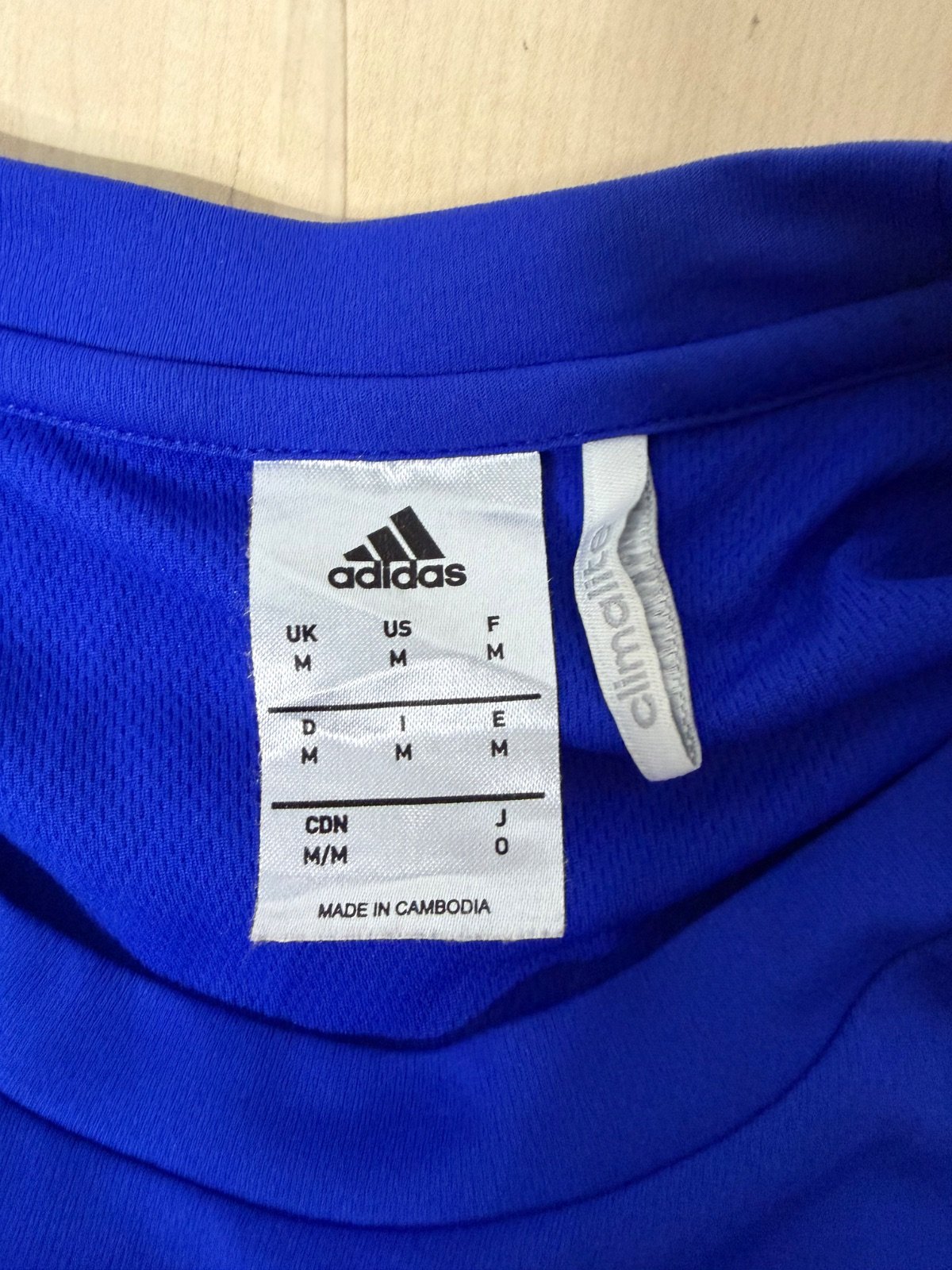Adidas Running T-Shirt Ocean Cross Tenerife Blue Climalite Size M — foto 5