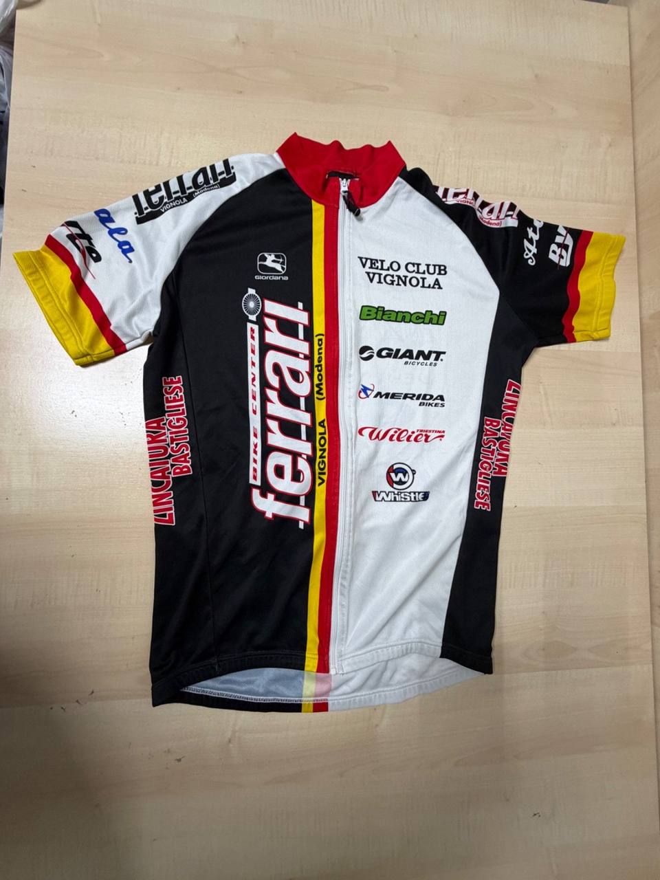 Giordana maillot ciclismo Ferrari Bike Vignola vintage Italia