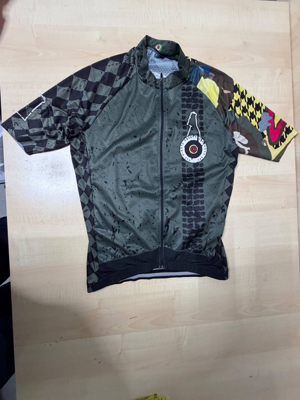 Maillot de Ciclismo Lemarq Retro Motorcycle (Talla S/M - Ver medidas), multicolor