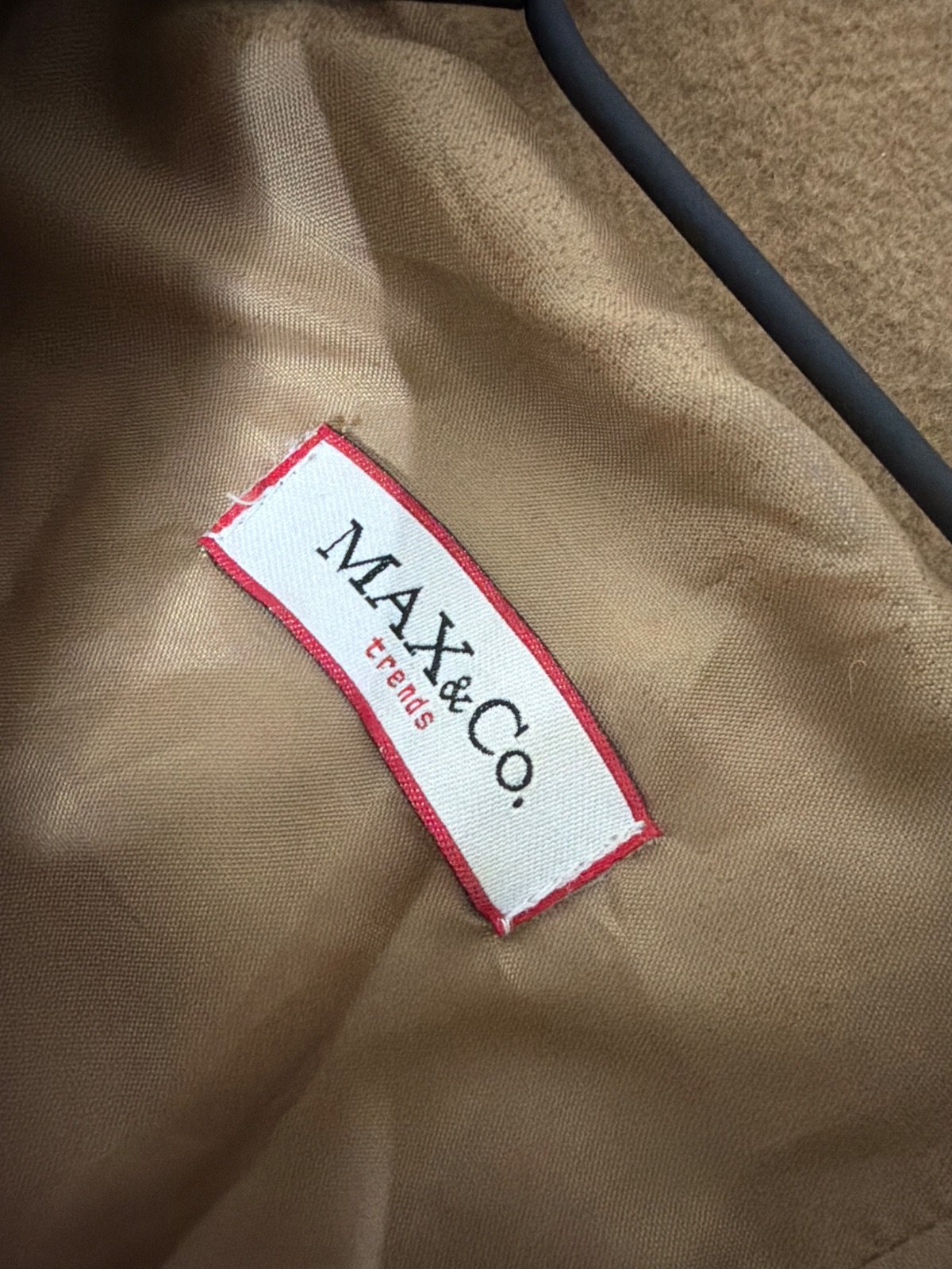 MAX&Co. Coat - Classic Camel Wool Trench Coat Double Breasted — foto 3