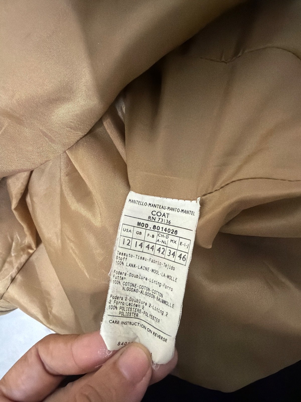 MAX&Co. Coat - Classic Camel Wool Trench Coat Double Breasted — foto 4