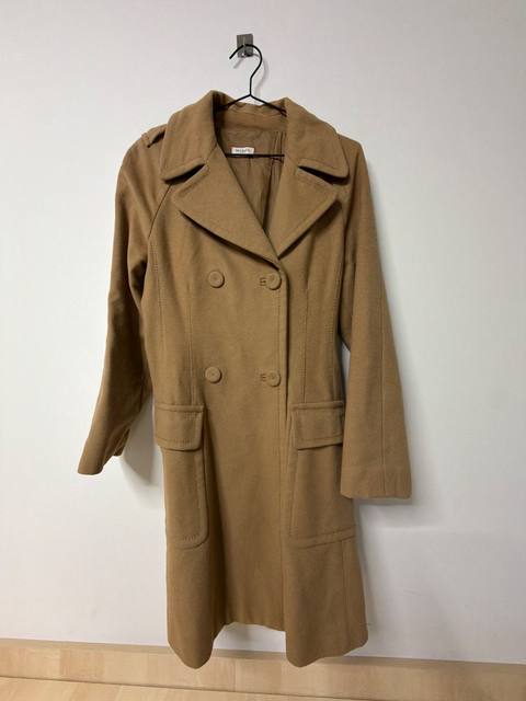 MAX&Co. Coat - Classic Camel Wool Trench Coat Double Breasted