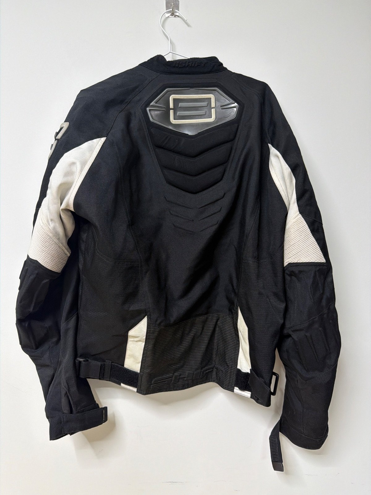 Shift Moto-R Motorcycle Racing Biker Jacket Black Y2K Size XL — foto 4