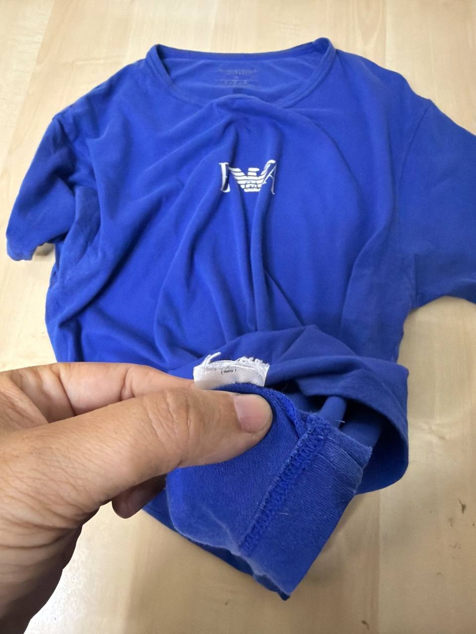 👕 Emporio Armani Underwear Camiseta Azul Talla XL — foto 4