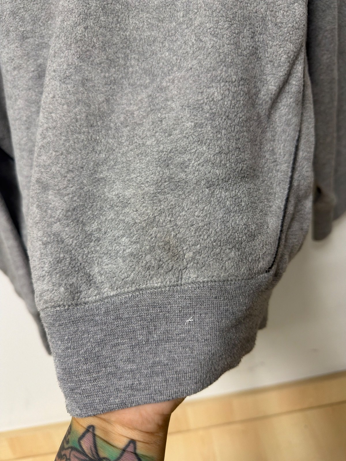 Umbro Vintage Sweatshirt Y2K Centre Logo Grey L Blokecore — foto 3