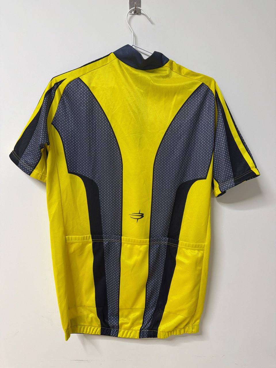 Maillot ciclismo Bike System Amarillo Retro Vintage Manga Corta — foto 3