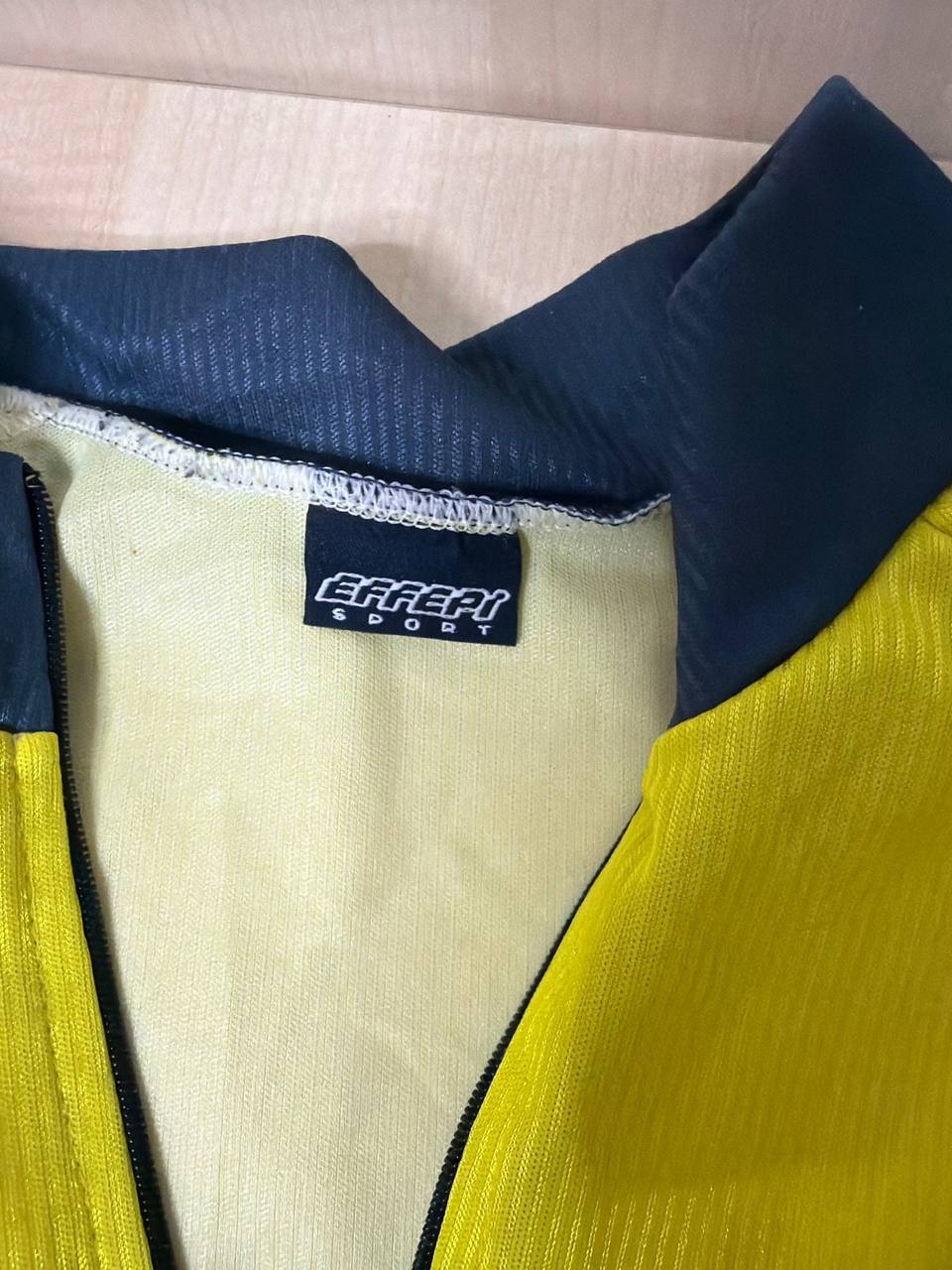 Maillot ciclismo Bike System Amarillo Retro Vintage Manga Corta — foto 5